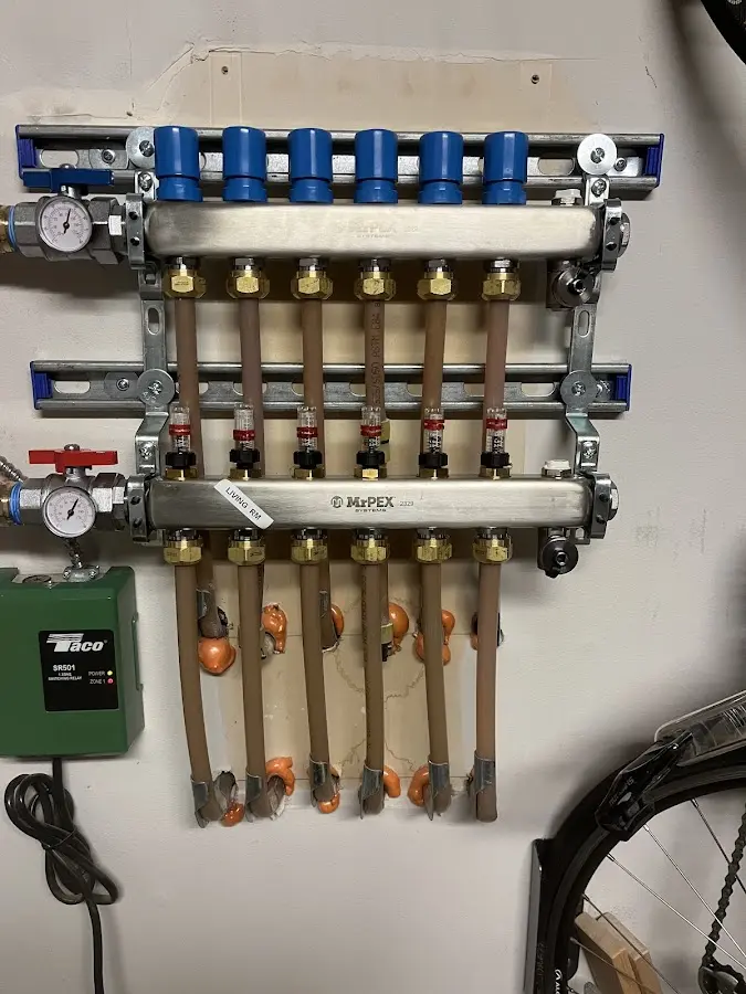 Plumber performing Leak Detection at a residential property in Crestline